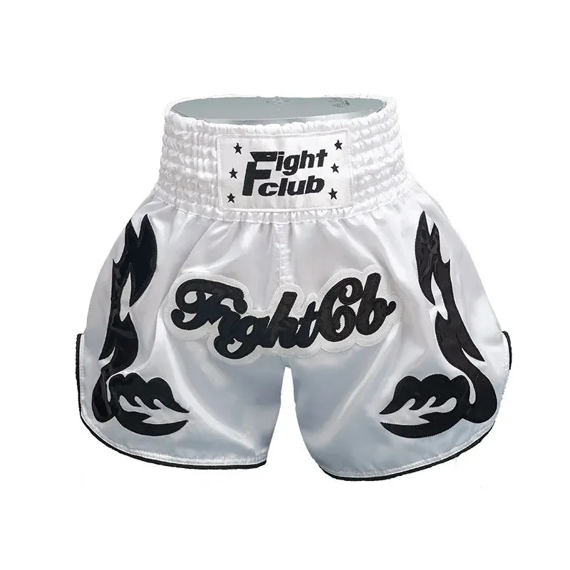 Thai Boxing Shorts Muay Thai Fightwear Men Women Boy Girl Kids Muaythai Grappling Kickboxing Match Training Uniform MMA Boxer Pants