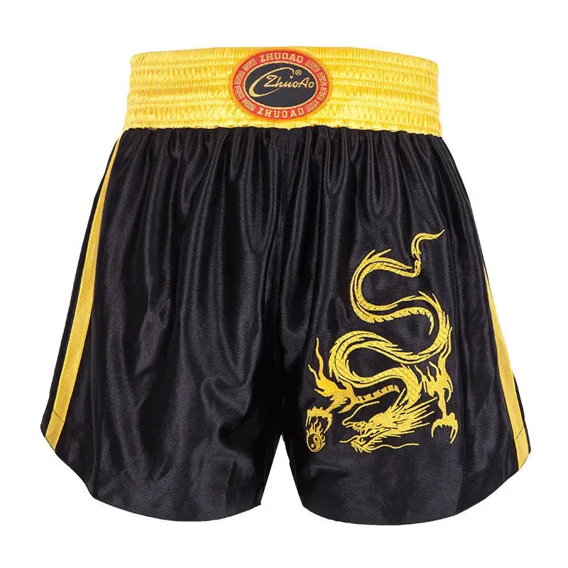 Thai Boxing Shorts Muay Thai Fightwear Men Women Boy Girl Kids Muaythai Grappling Kickboxing Match Training Uniform MMA Boxer Pants