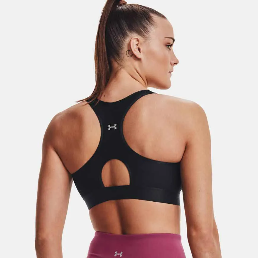 Under Armour Mid Sports Bra Women Training Bra Black