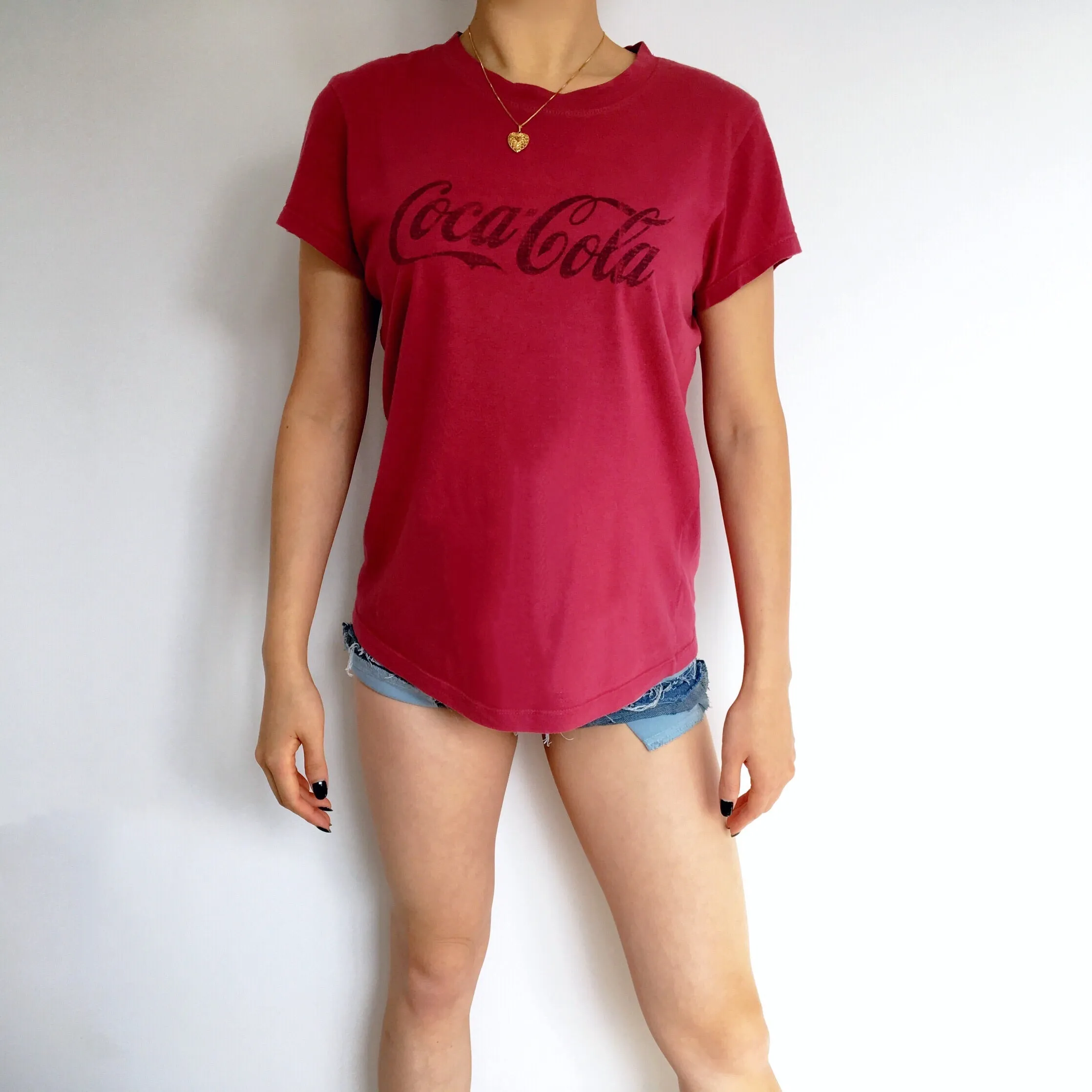 UNISEX VINTAGE RED COCA COLA COTTON TEE