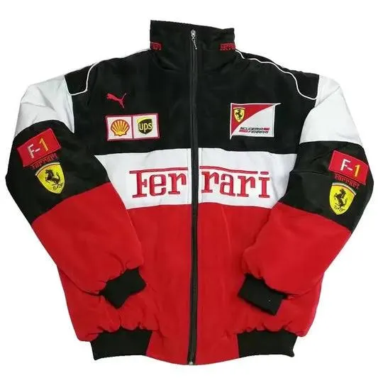 Vintage Inspired Ferrari Racing Jackets