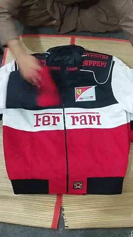 Vintage Inspired Ferrari Racing Jackets