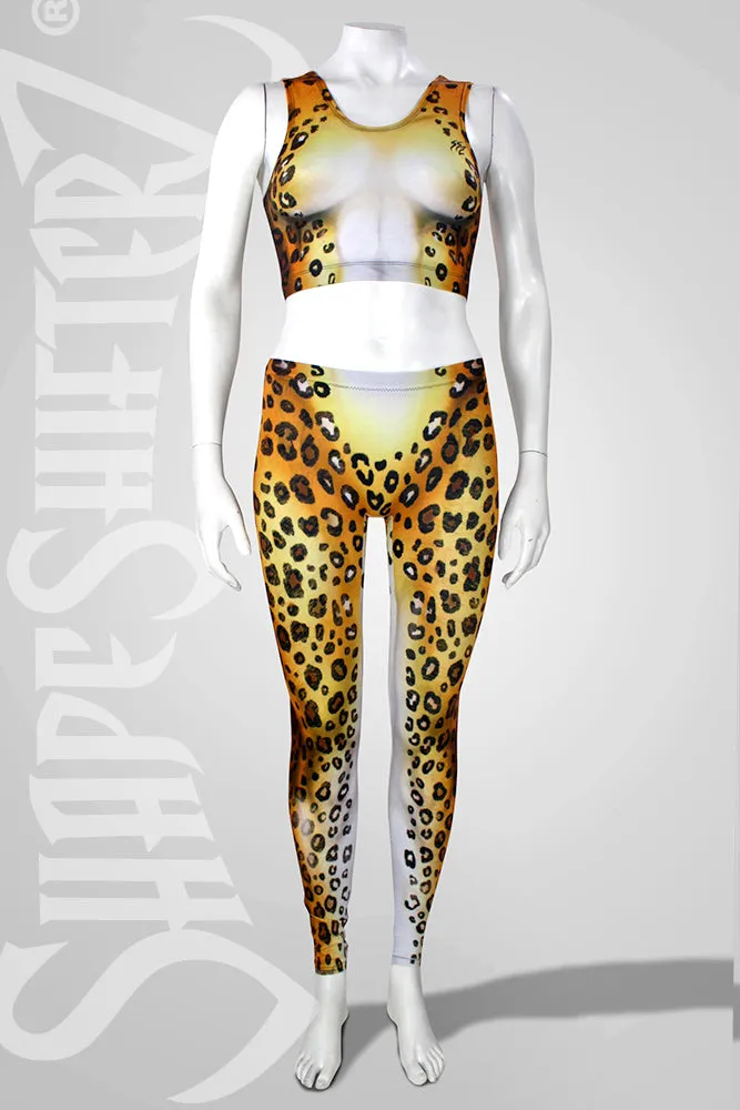 Woman's 'LEOPARD' Leggings -- sportswear/costume