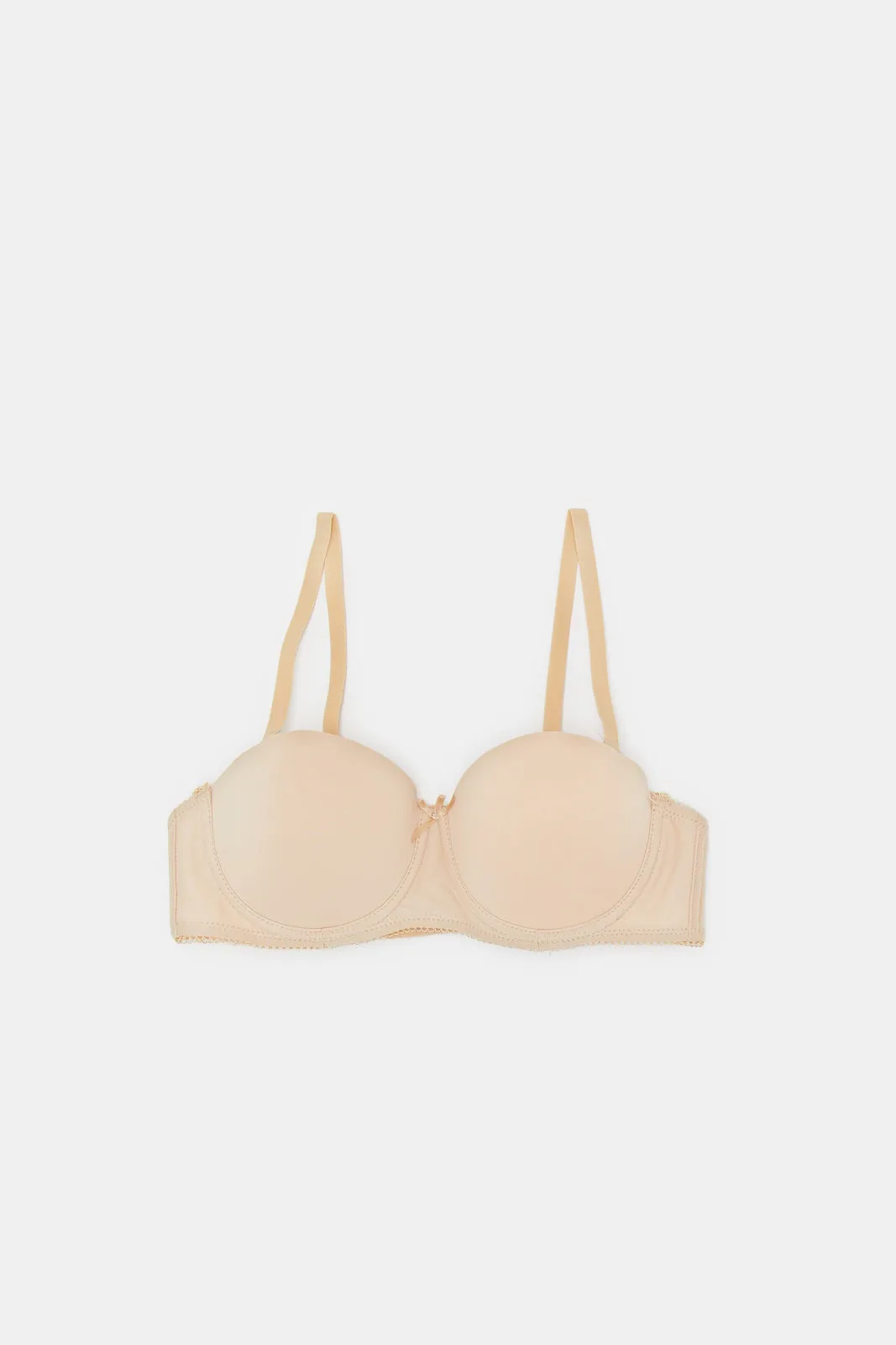 Women Nude And White Basic Balconette Bra Set (Pack of 2)