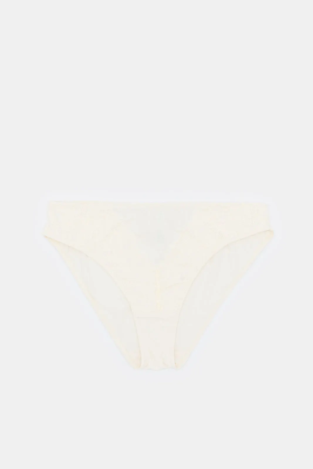 Women White And Tan Bikini Brief (Pack Of 2)