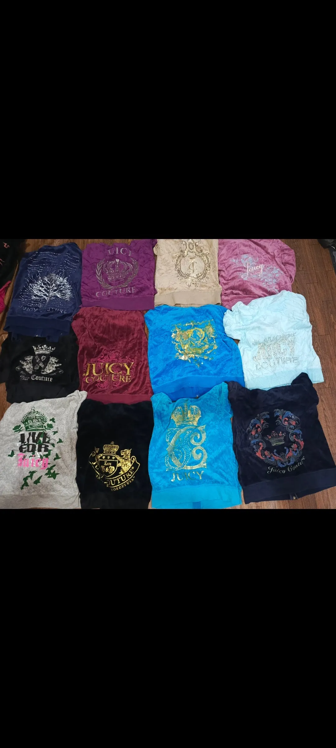 Y2k juicy couture  hoodies 15 pcs