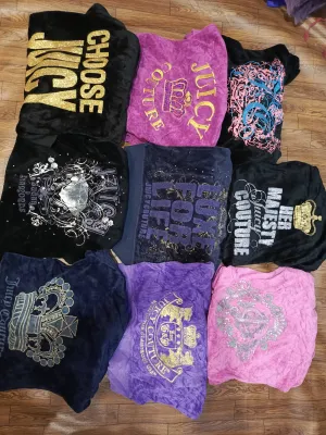 Y2K Juicy Couture Velour Jackets (30)pieces JC 002